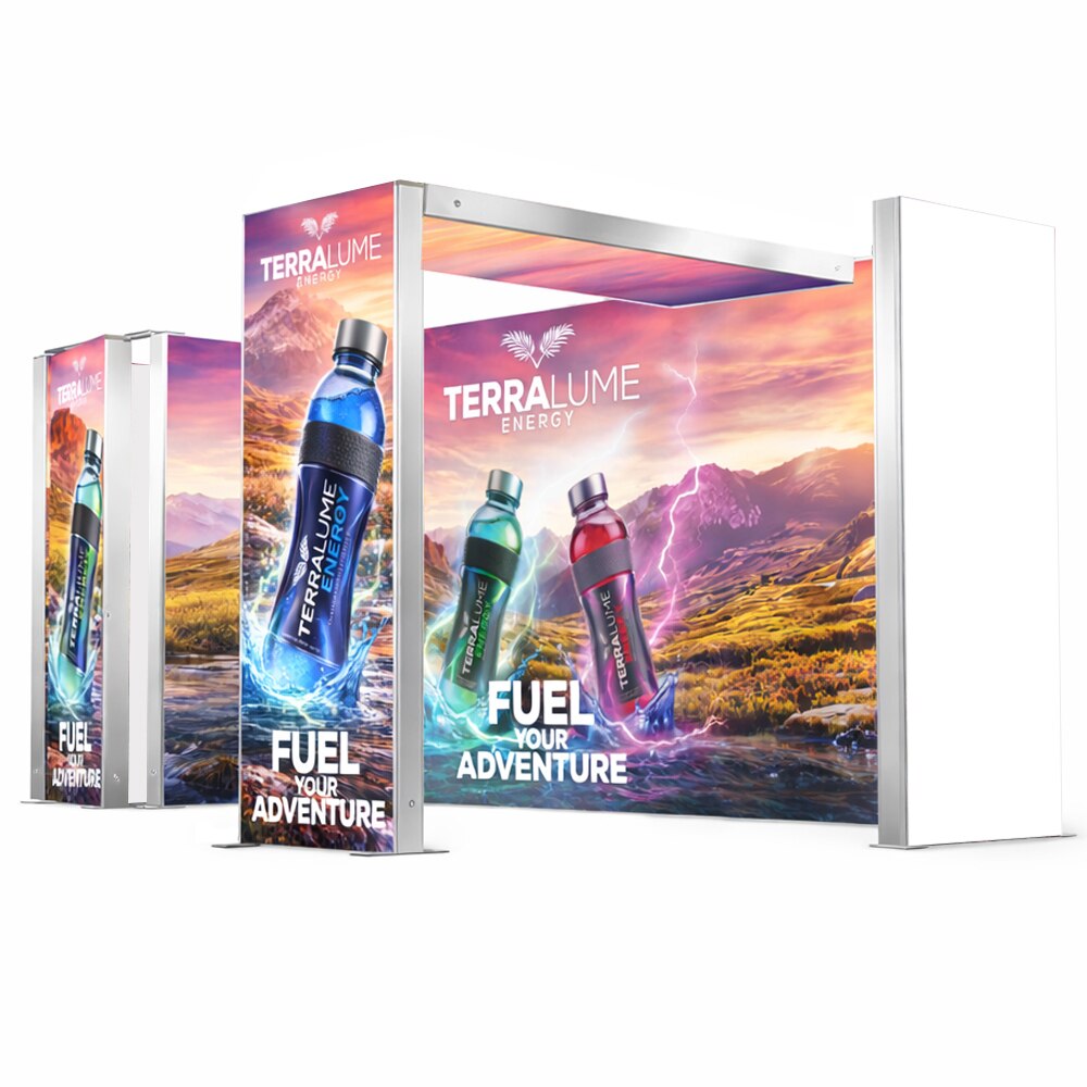 Showbird 120 20 x 10 Configuration C — Double Sided Graphic Only
